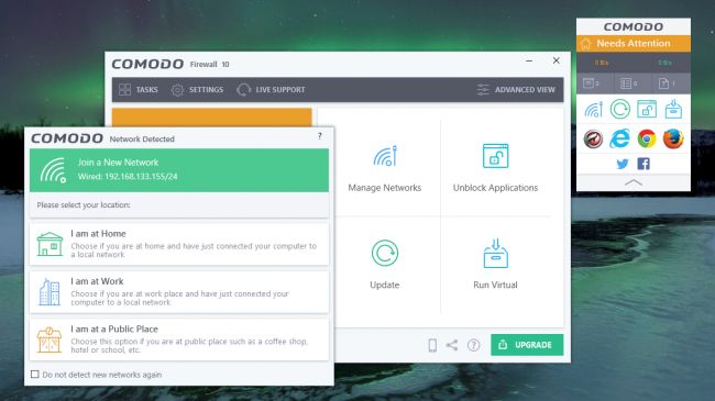 comodo free firewall only